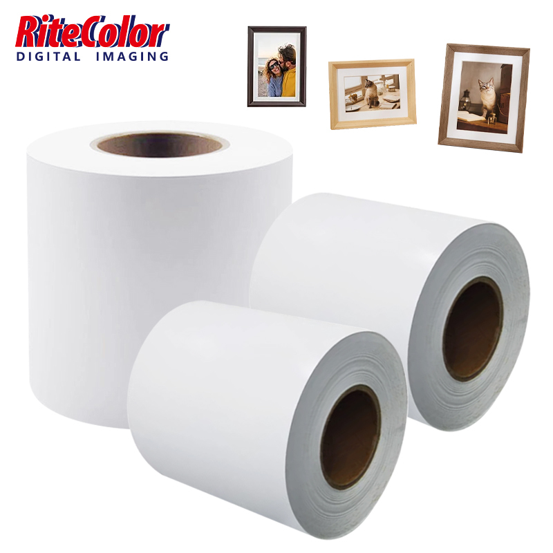 Premium Dry Minilab RC Luster Inkjet Photo Paper Roll for Professional Digital Printing