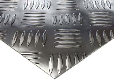 1060 5052 Diamond Tread Aluminum Sheet , Lightweight Aluminum Sheets For Indoor Stairs
