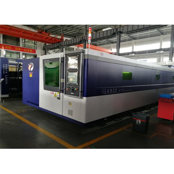 Metal Processing Automatic Laser Cutting Machine , Fiber Laser Cutting Equipment