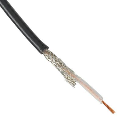 RG174 Coaxial Cable 7×0.16mm Bare Copper with 95% Tinned Copper Braid for GPS
