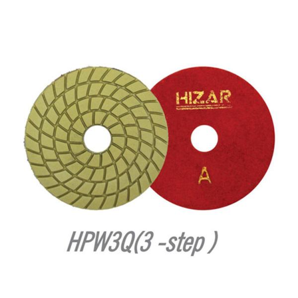80mm 3'' No 50 Grit Diamond Wet Polishing Pads Wet Dry Diamond Polishing Pads 0.3cm