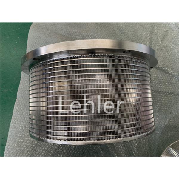 SS316L Basket Mill / Bead Mill Screen 300 Micron Slot Opening For Coating And Inks