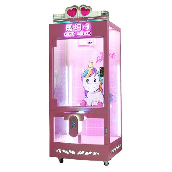 Cut Ur Prize Big Toys Vending Machine Iron+ Glass Material  12 Months Warranty