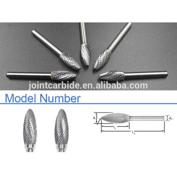 Пламя - форменный заусенец Ткарбиде умирает сдержанным точильщиком/заусенцем карбида щариковой головки 6мм роторным