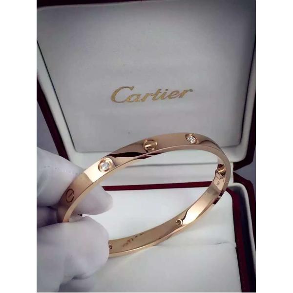 Love Bangle in 18K gold with diamonds from china jewelry factory