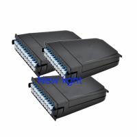 Module de cassette de MTP MPO avec le connecteur de corde de correction et le câble optique de fibre de Corning