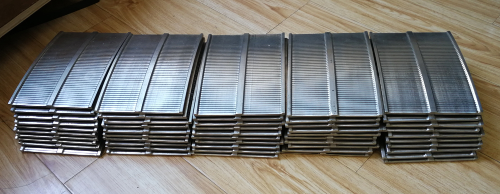 High structural strength Johnson wedge wire screen pipe filtering slot inner for filter water
