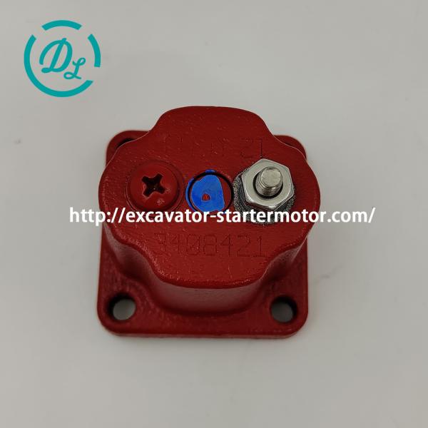 EexcavaStart Cummins 12V Fuel Stop Shut Off Solenoid Valve 3408421 3054608