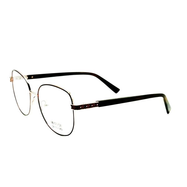 MD157 Womens Square Stainless Steel Optical Frames 54-17-140 Size