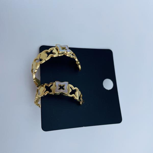 Upgrade Your Products with Polished Stainless Steel and Achieve a Luxurious Gold Look Earrings