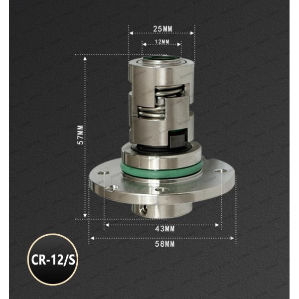 BERGMAN Заменить Grundfos GLF-CR-12 16 мм Три отверстия насос Механическая уплотнение CAR SIC TC VITON EPDM