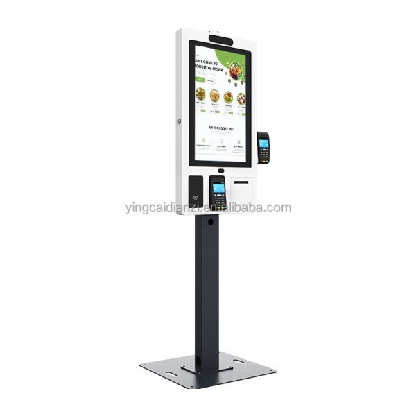 10-Point Capacitive Touch Self Ordering Kiosk with 1920X1080 Resolution and Multi-Language Support