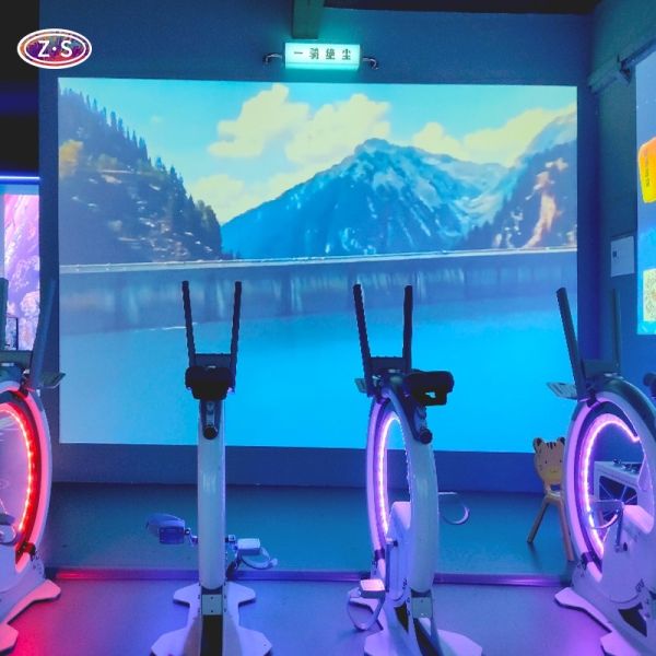 Modular Indoor Cycling AR Game Solution Featuring Interactive Bicycle Simulator