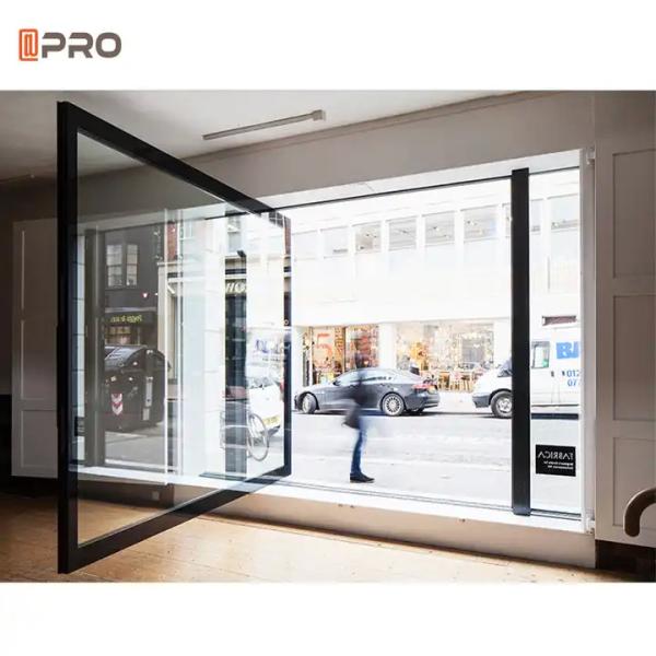 Villas Modern Interior Aluminium Pivoting Doors Front Entry Glass Pivot Door