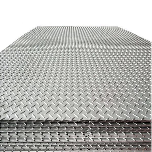 ASTM 201 304 Stainless Steel Pattern Sheet Checkered Embossed