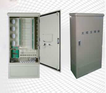 Установленный стеной на открытом воздухе крест волокна коробки распределения оптический соединяет шкафы