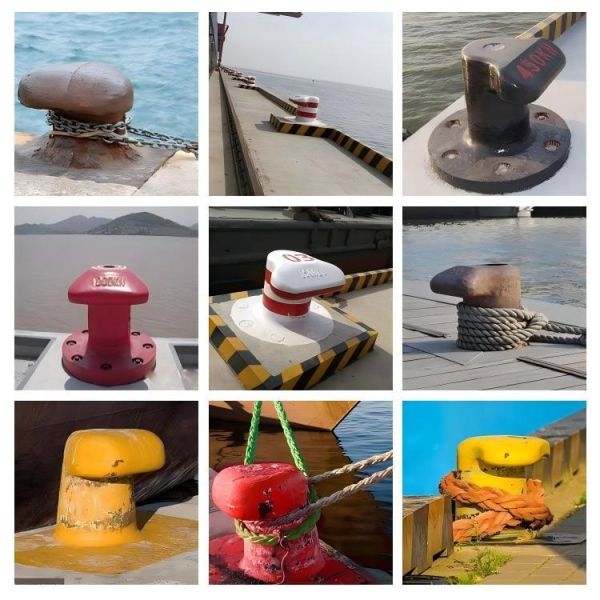 Single Bitt Cast Iron Mooring Bollard for Sale Bollard and Curved Bollard