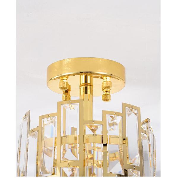 Postmoderno italiano de lujo oro moderno cristal lámpara de araña