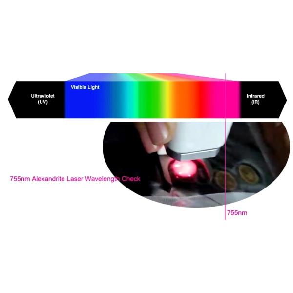 New technology alexandrite laser 755 for hair removal brown spots