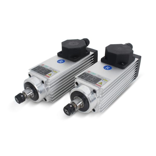 Motor de husillo refrigerado por aire de 750w 12000 rpm con accionamiento de inversor y par máximo de 0.6Nm