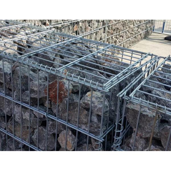 4.5mm Dia  5x10 Hole Metal Cage Retaining Wall Shorelines Wire Fence Rock Walls