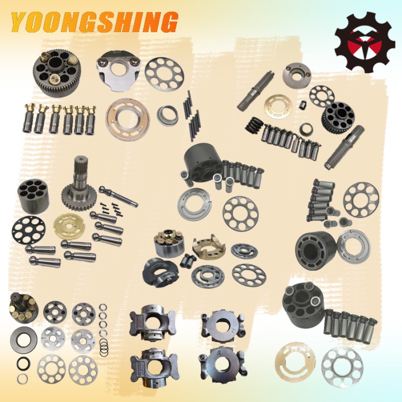 High Pressure Steel Material Hydraulic Pump Parts with Forced Lubrication for Komatsu Excavator Spare Parts