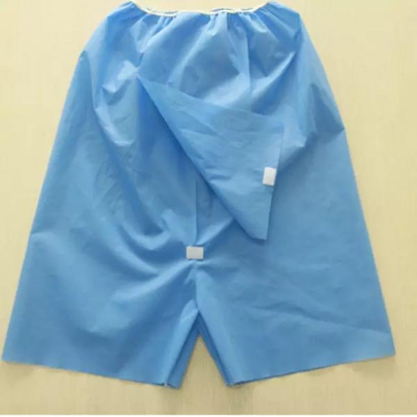 Nonwoven 45g Disposable Medical Gowns Dark Blue Disposable Colonoscopy Pants