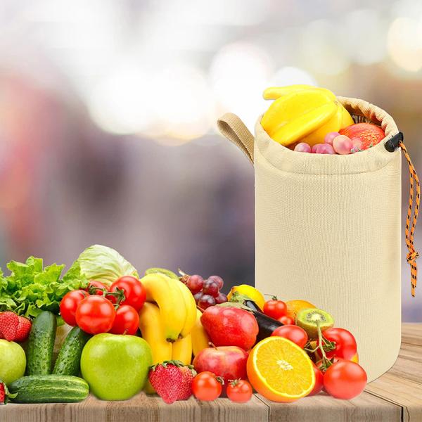 Drawstring Organic Cotton Mart Reusable Grocery Bags Reusable Canvas Shopping Bags