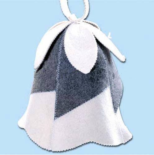 good quality factory price newest design 100% wool felt sauna hat