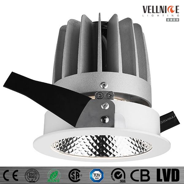 China 15w Cut Out 110mm 2700k Fixed COB LED IP20 Hotel Recessed Downlight/R3B0628
