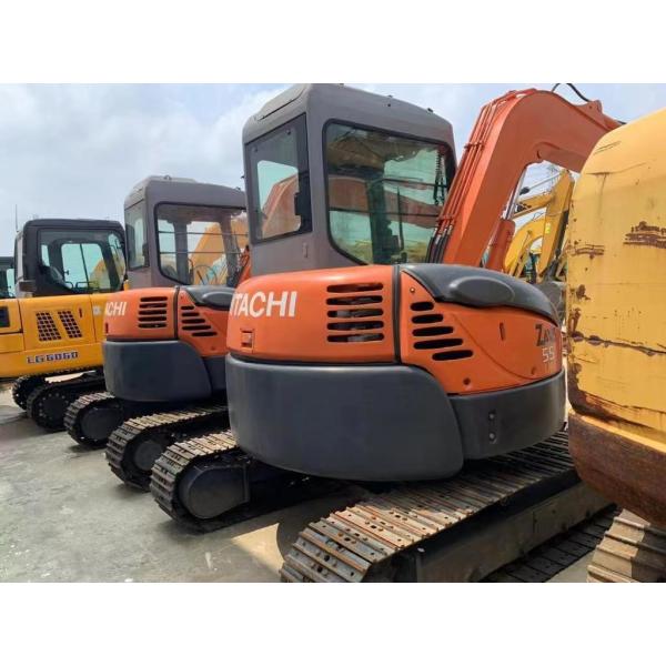 Original Japan Used Hitachi ZX55UR Mini Excavator In Excellent Condition