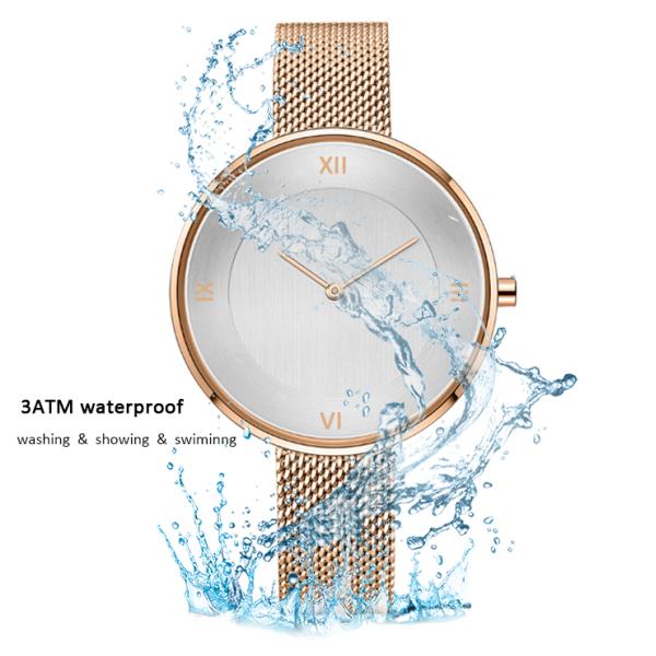 Персонализированная древесина моталки дозора кварца неподдельной кожи деревянная с выгравированным логотипом