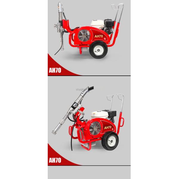 Industrial Wall Airless Putty Spray Machine 10HP 5.5KW Max Flow 16L/Min 98kg