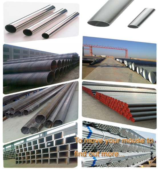 Round Shape Industrial Welded Steel Pipe Q235 Q195 Q345 Type Optional