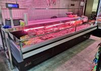 Congelador de exibição de carne de alta eficiência de 114L com alimentação de 220V 50Hz