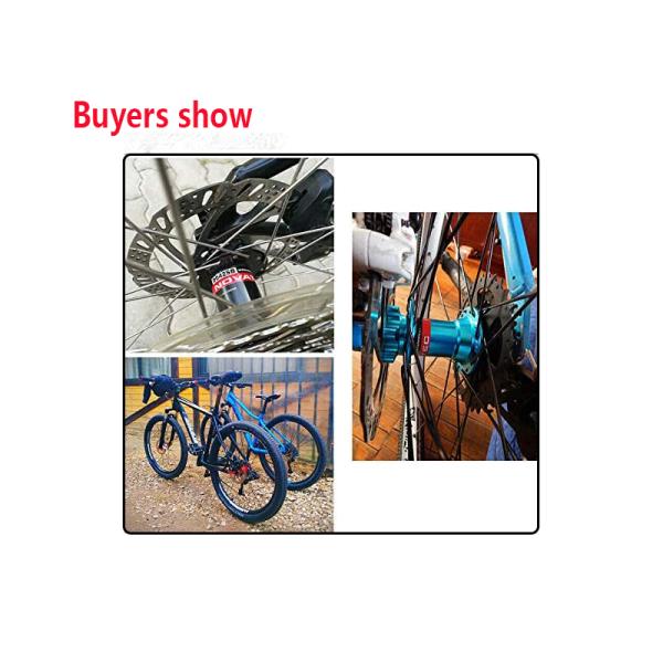 36 velocidades compatibles de aluminio de los ejes de rueda de los agujeros MTB SHIMANO 9/10/11