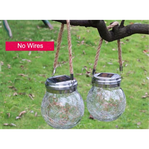 Solar Crack Tank Lamp Mason Tank Lamp Hanging Tree Lamp Courtyard Lamp Villa Decor Hanging Lamp