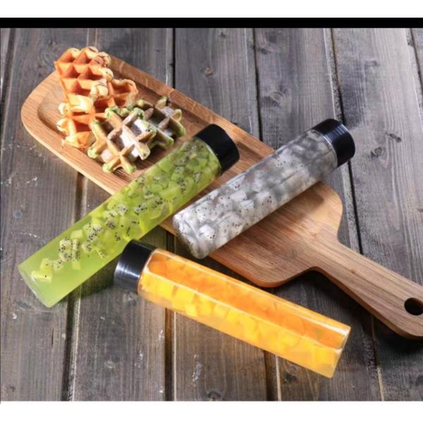 Ясный опарник напитка крышки 16OZ 0.4l извива пластиковый