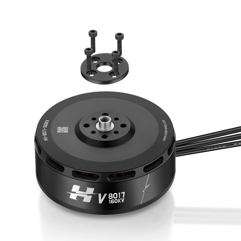 For Hobbywing V8017 12S 130a 22.5kg V-Motor 10 Motor VTOL Drone Accessories Imported High-Precision Bearings Supports 4