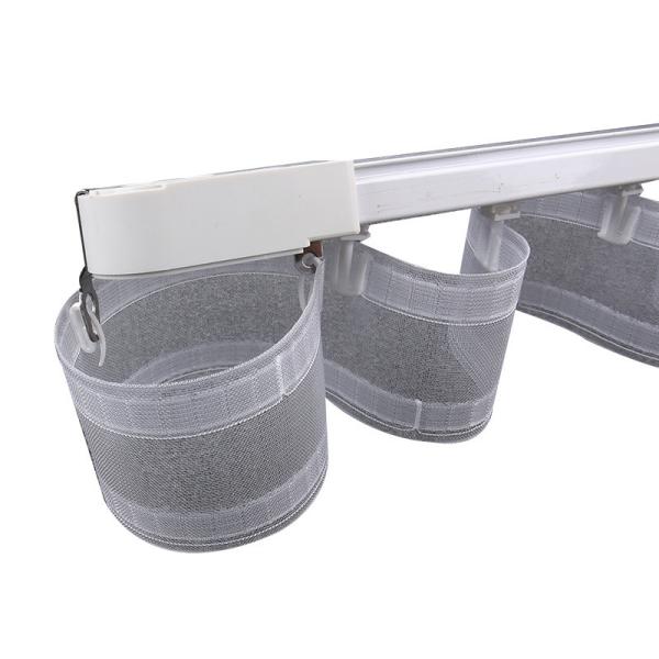 Electric Wifi Control Smart Curtain Ripple Fold S Wave Curtain Rail System