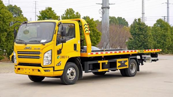 Flatbed Truck 5 Tons Tilting Pallet Trailer for Sale