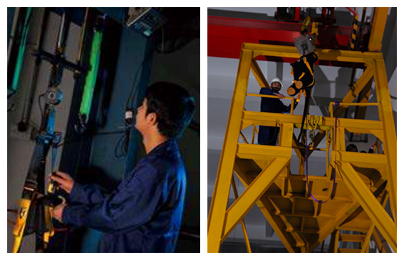 Безопасность предохранения от падения ISO9001 обуздывает энергию волокна ЛЮБИМЦА - поглощая доступ талрепа двойной