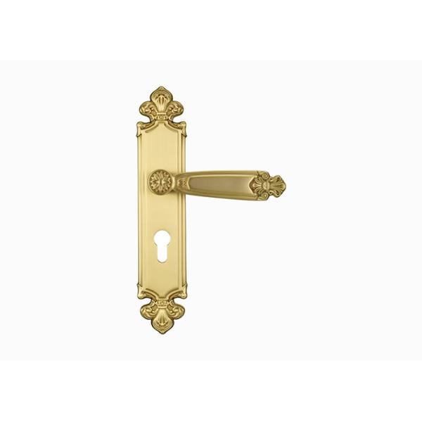 135mm 63mm Vintage Solid Brass Bronze Interior Door Handles For Luxury Door