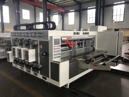 Automatic Doctor Blade Cermic Anilox Printing Flexo Machine 150-220 Pieces / Min Speed