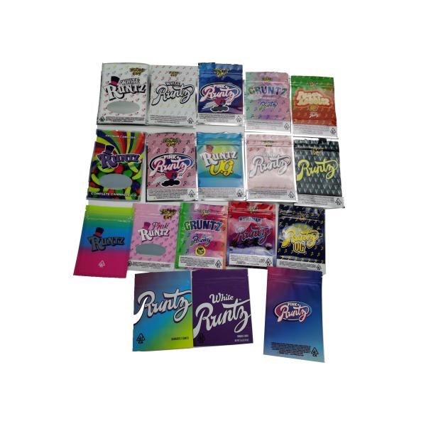 Os saquinhos personalizados livres Doypack saboroso médico da prova da criança da amostra levantam-se o malote com zíperes dobro