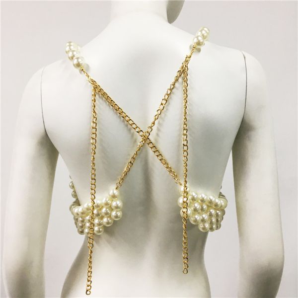 Outfit Spice Girl Vest Wholesale Price Pearl Retro 2025 Europe and America Sexy Suspender Nightclub Party Skirt White Geometric