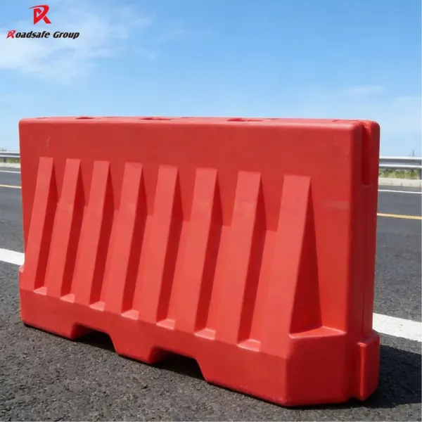 ROADSAFE PE Road Safety Plastic Barriers Water Filled Traffic 200cm Barrier 2meters Warning