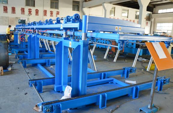 12 Meter Auto Stacker Galvanized Rolling Form Machine 19 Rolls 13331 × 1555 × 1485mm