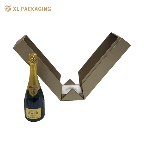  XL Packaging Custom Packaging Box Factory Paper Alcohol Whisky Wine Packaging Box Cardboard Magnetic Double Door Gift Box