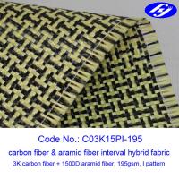 200GSM Plain a tela que de Aramid do carbono eu modelo a tela de Kevlar da fibra do carbono de 1500D 3K